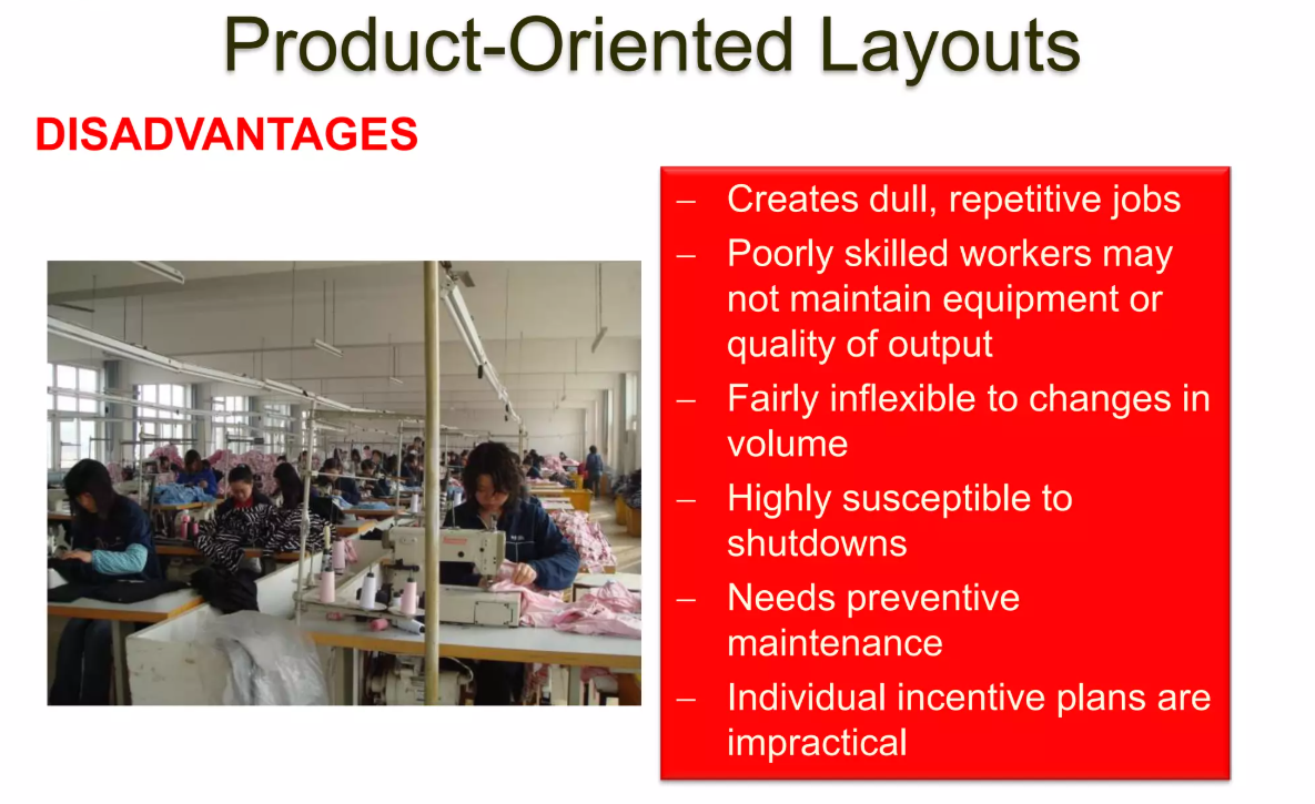 Product-Oriented Layout