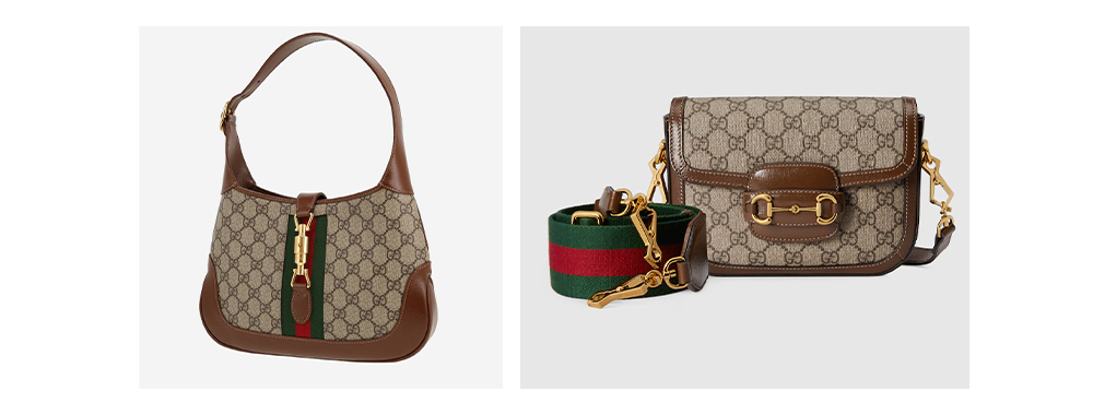 Gucci Jackie 1961& Gucci Horsebit 1955 Appearance Display