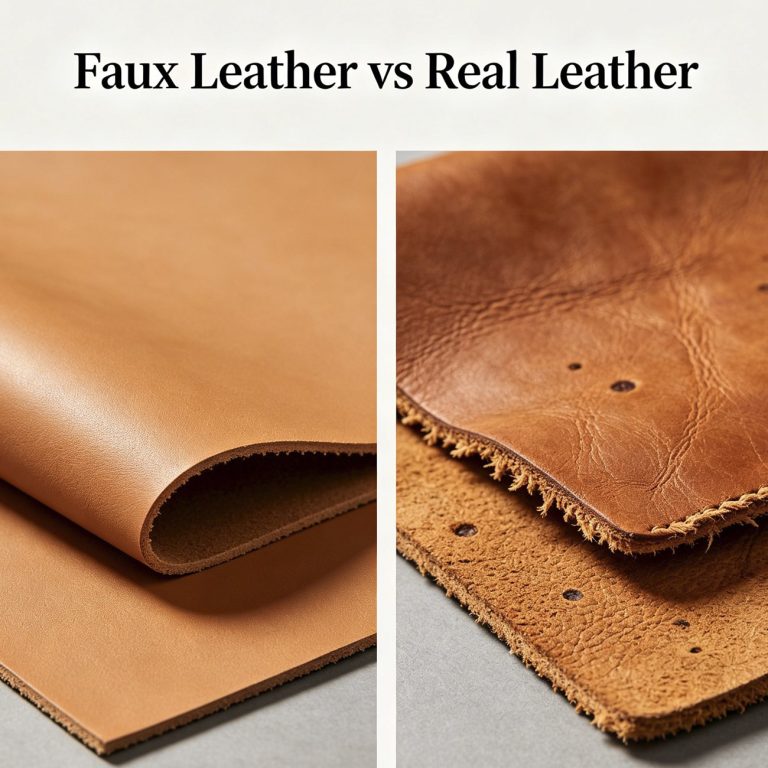 Faux Leather vs. Real Leather: A Complete Guide to Bag Manufacturing & Sourcing