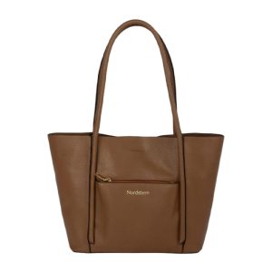 Brown PVC Tote Bag