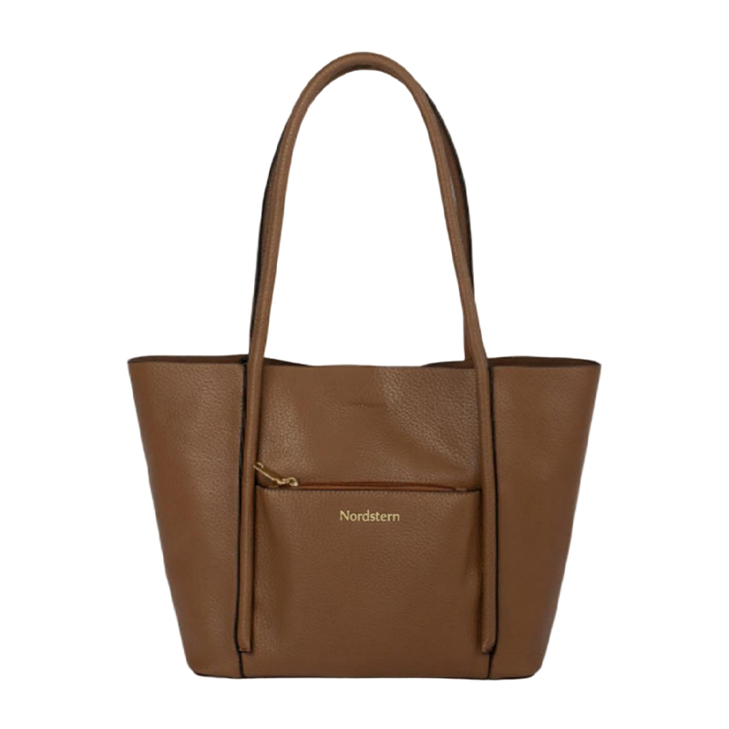 Brown PVC Tote Bag